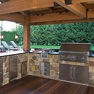 Covered Outdoor Kitchen in Jacksonville, FL